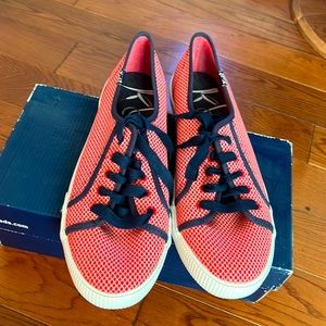 women’s ked’s red + navy, size 9.5